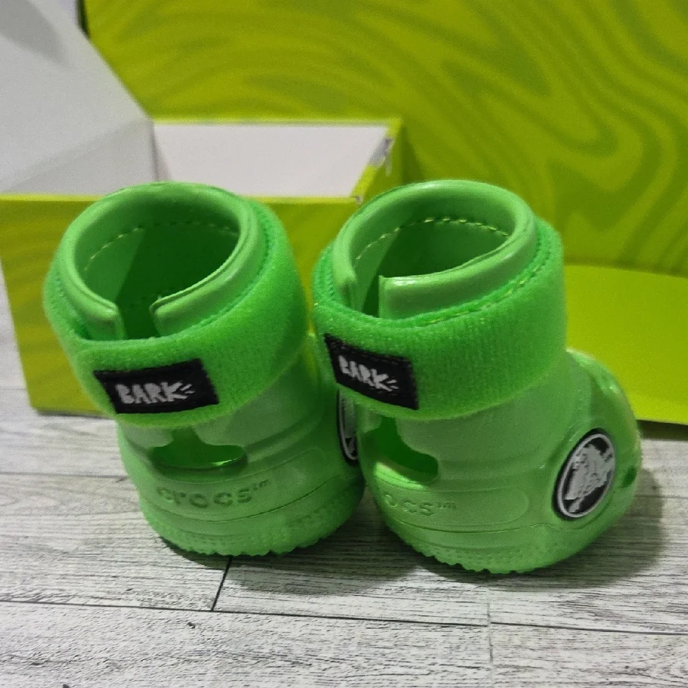 Barkbox CROCS MEDIUM Lime Green For DOGS